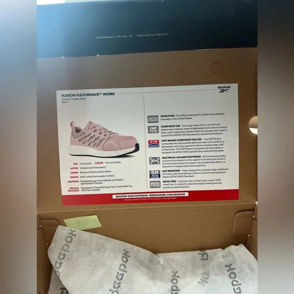 NIB Reebok RB546 Fusion Flexweave Work Athletic Work Shoes - Picture 9 of 9